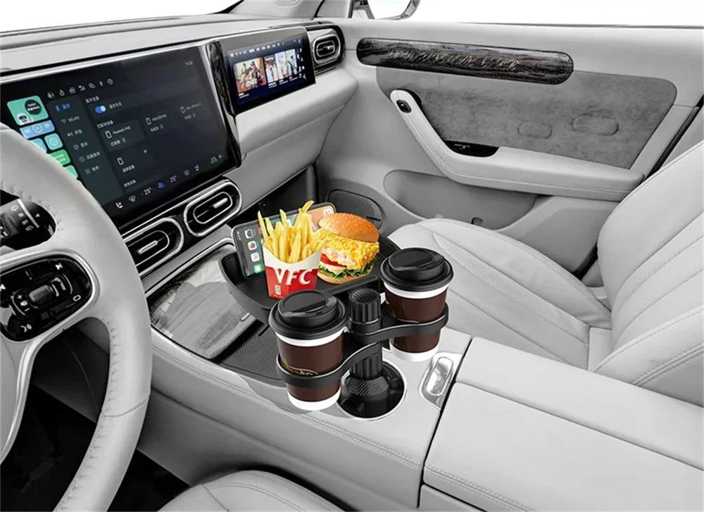 2-in-1 Car Cup & Snack Holder