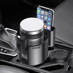 Adjustable Car Cup Holder Expander & Phone Organizer